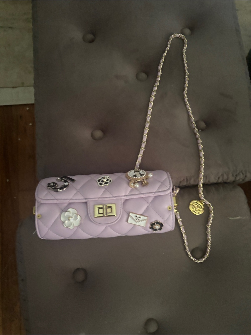 “Crossbody purse lavender